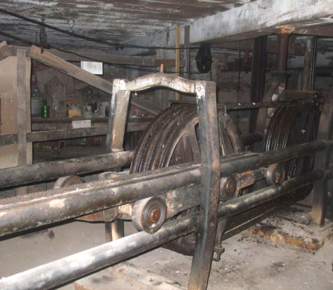 Golden Rule elevator gears Preservation aliance of WV