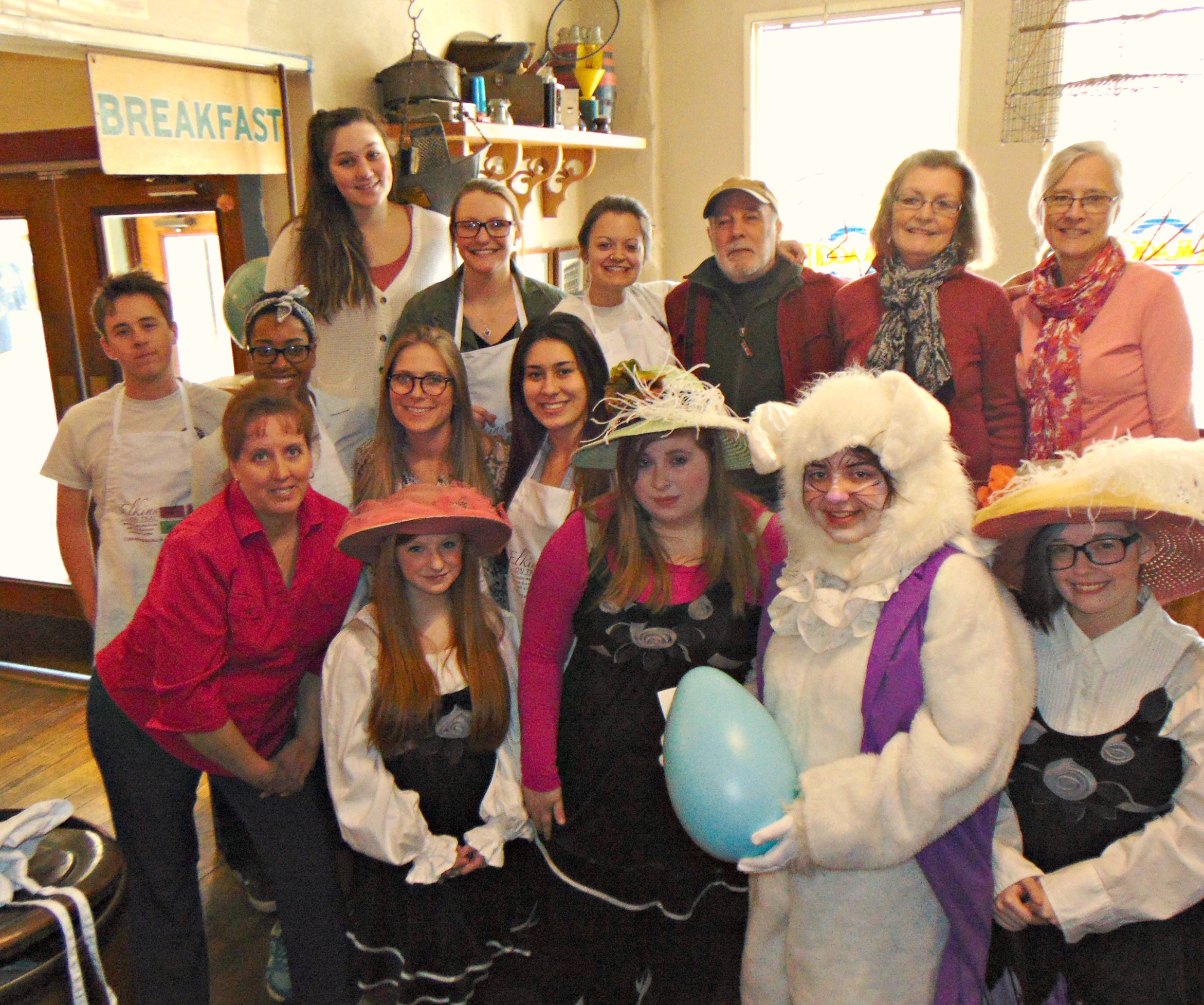 Pancake Breakfast volunteers 2017