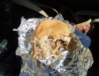 Smoked turkey breast with bacon and swiss cheese